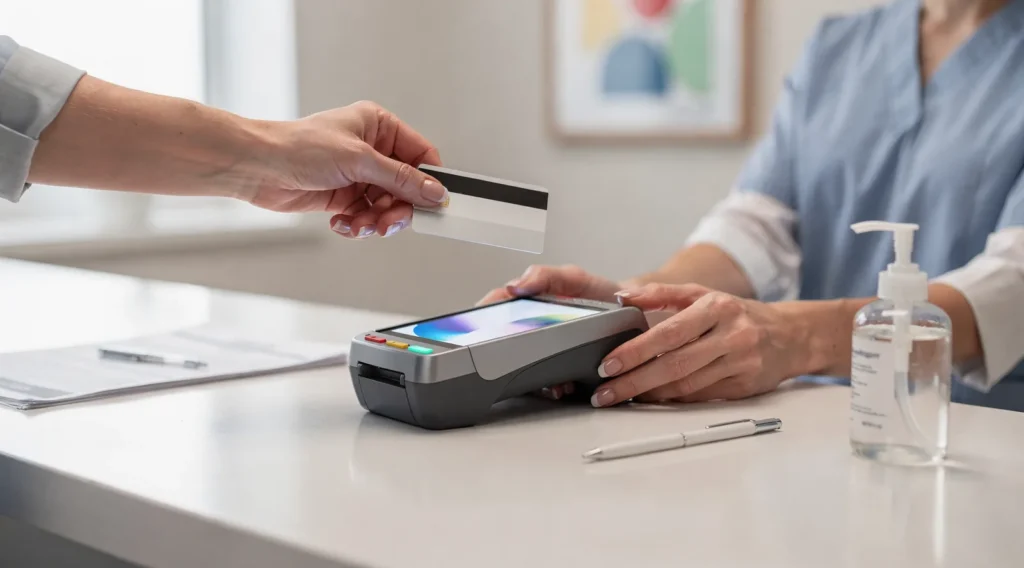 Patient-linked payment data drives the real definition, not the mechanics of moving funds from one
