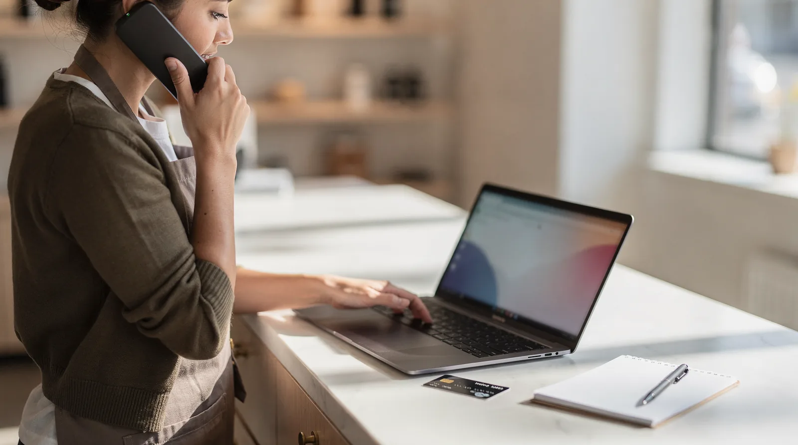 How does a virtual terminal payment work for phone orders in Credit Card Processing